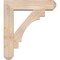 Ekena Millwork Merced Craftsman Smooth Bracket w/ Offset Brace, Douglas Fir, 7 1/2"W x 30"D x 34"H BKT0806X30X34MRC04SDF - alternate 4